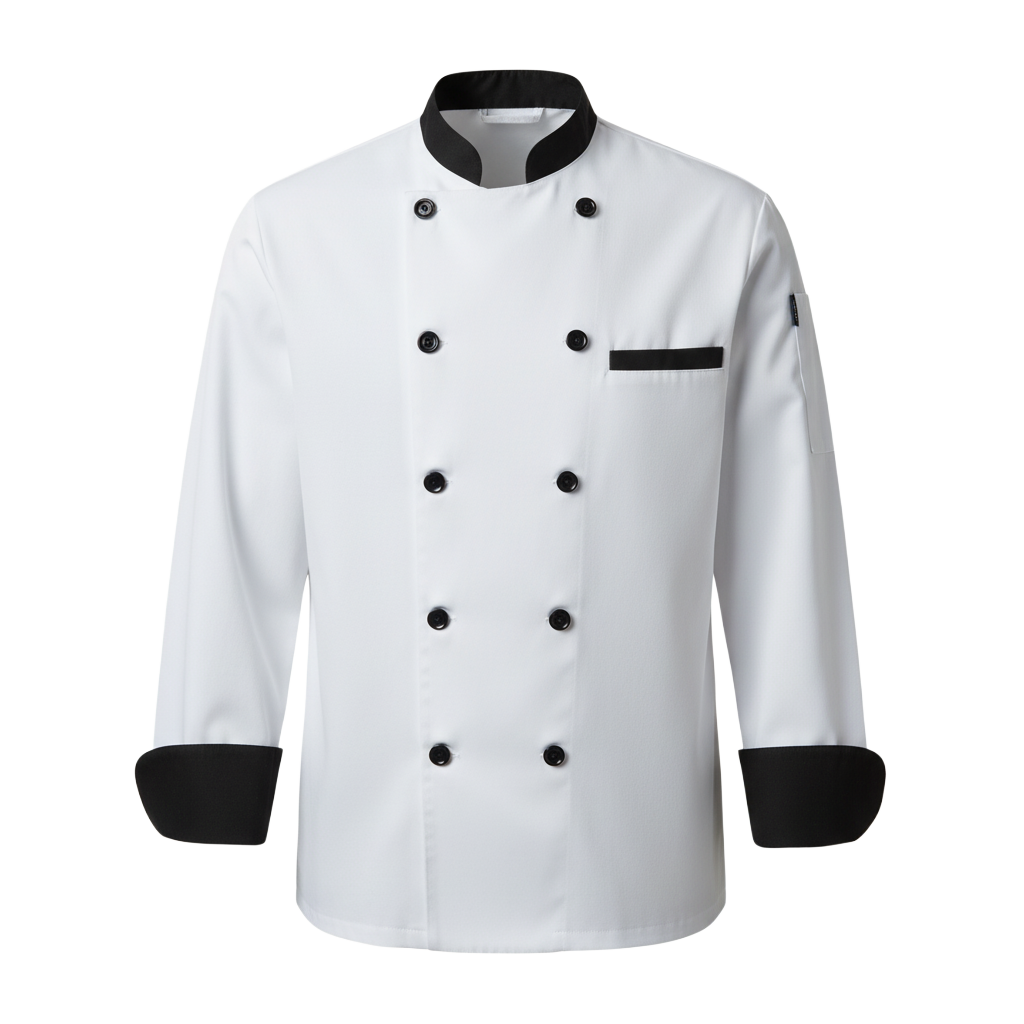 Chef blanco negro